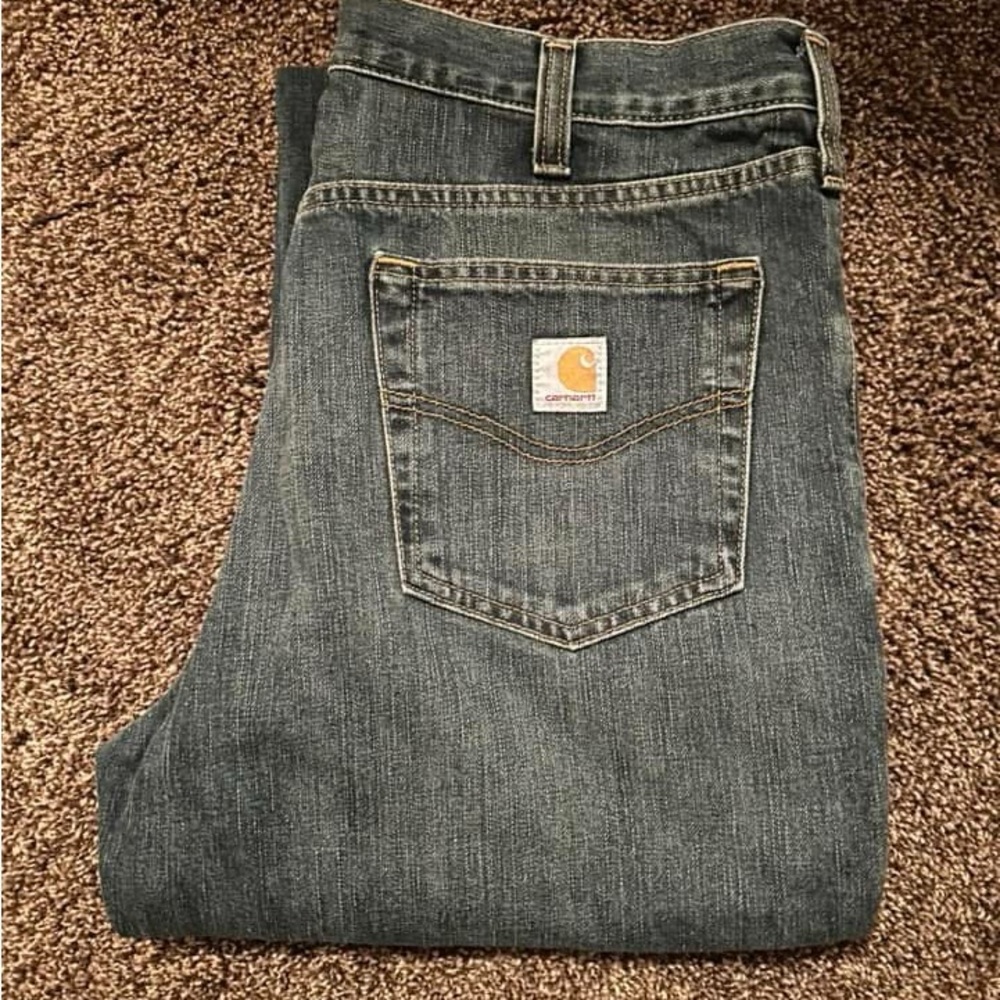 Carhartt Dark Blue Denim Pants